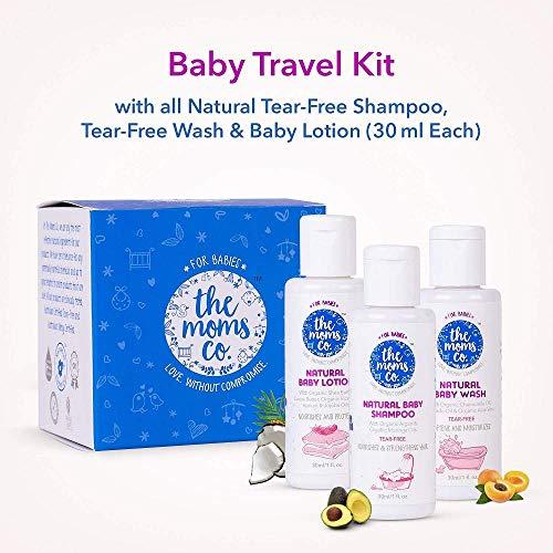 The Moms Co. The Moms Co. Travel Kit for Baby with Shampoo (30 ml), Wash (30 ml) and Lotion (30 ml)