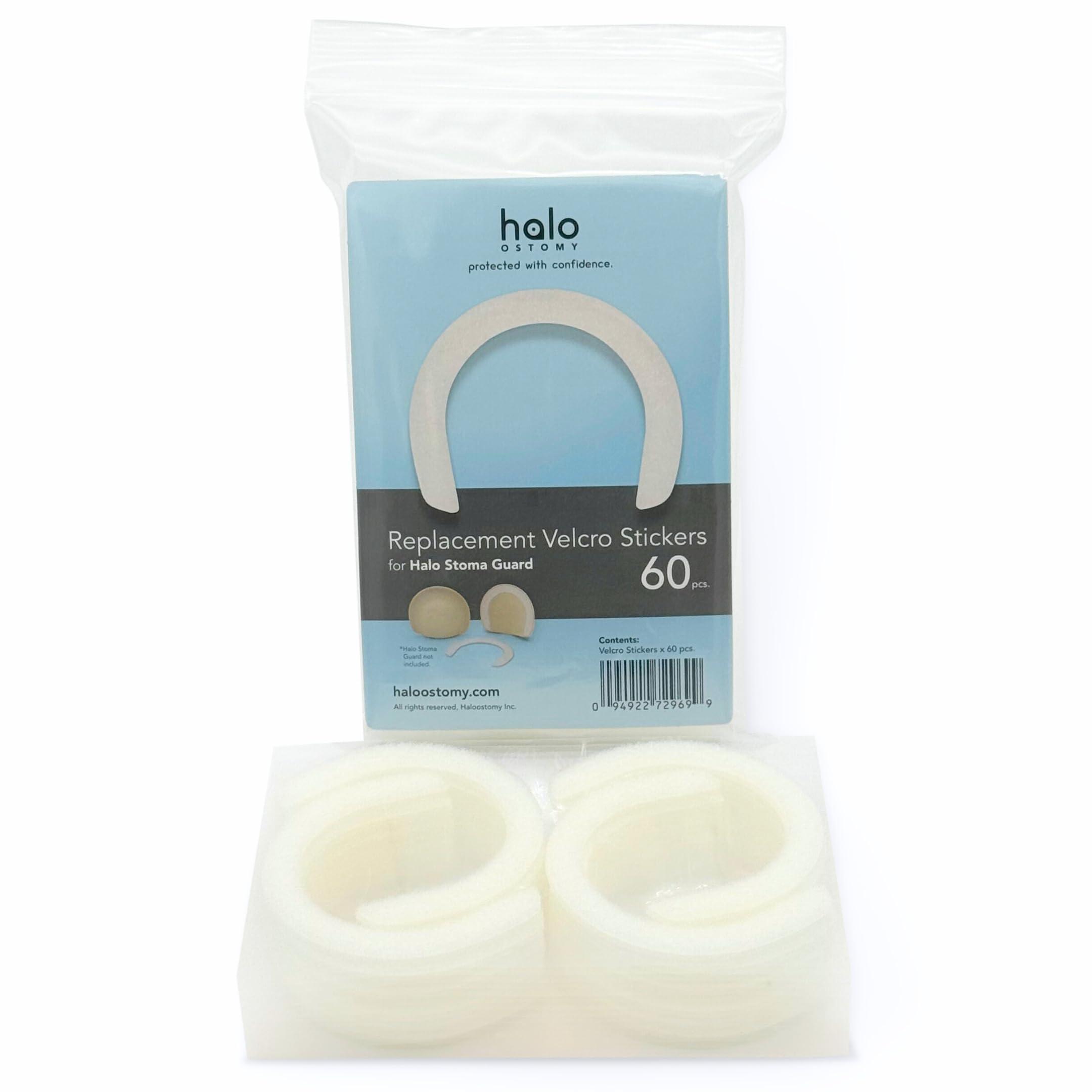 Halo Ostomy Halo Ostomy Replacement Stickers for Halo Stoma Guard - 60 Count