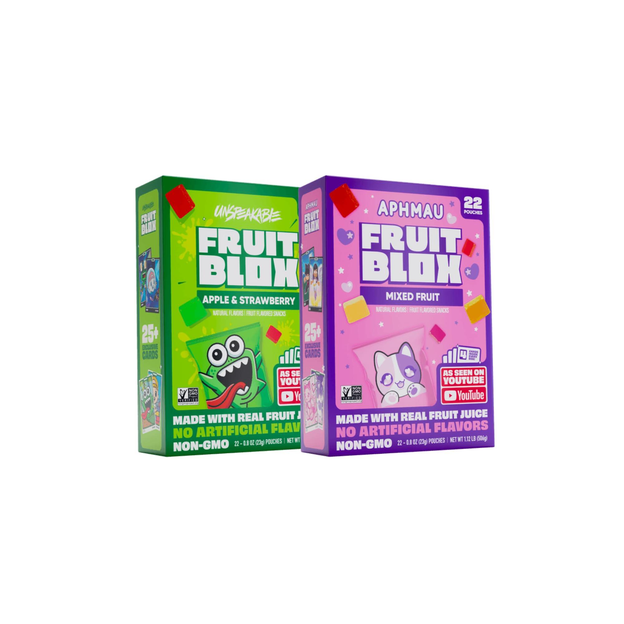 sivint Fruits Blox Fruit Snacks (2, Unspeakable Apple & Aphmau)