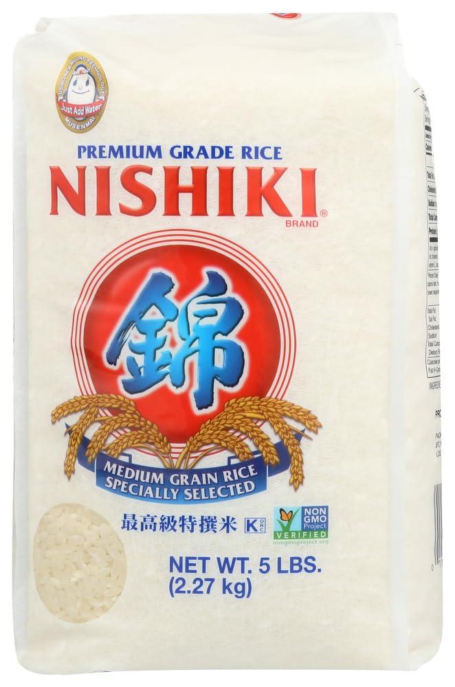 Nishiki Nishiki Medium Grain Rice, 5-Pound(Pack of 8)