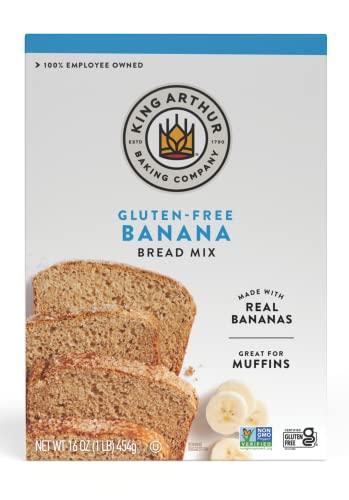 King Arthur King Arthur, Gluten Free Banana Bread + Muffin Mix, Gluten-Free, Non-GMO Project Verified, Certified Kosher, 16 Ounces