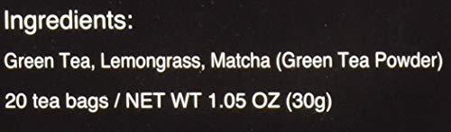 Ito En ITOEN, Green Tea, Matcha, Lemongrs, Pack of 8, Size 20 CT