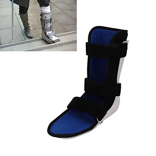 FLAVAS Ankle Support Brace, Walking Boot Short Type PVC Laminated Fabric Breathable Ankle Fracture Brace, Ankle Fracture Brace for Sprain Leg & Foot Supports (Size : Left Foot L)