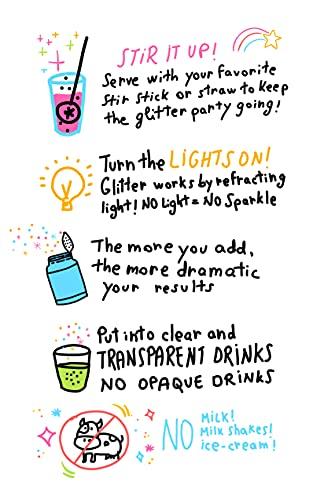 Signature Drink Lab Edible Glitter for Drinks • Shiny Glitter, Shimmer Beverage Dust for Cocktails, Beer, Wine and More - Color Series Green - 25 gram