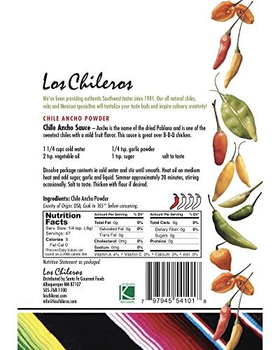 Los Chileros Los Chileros Chile Ancho, Powder, 1 Ounce (Pack of 12)