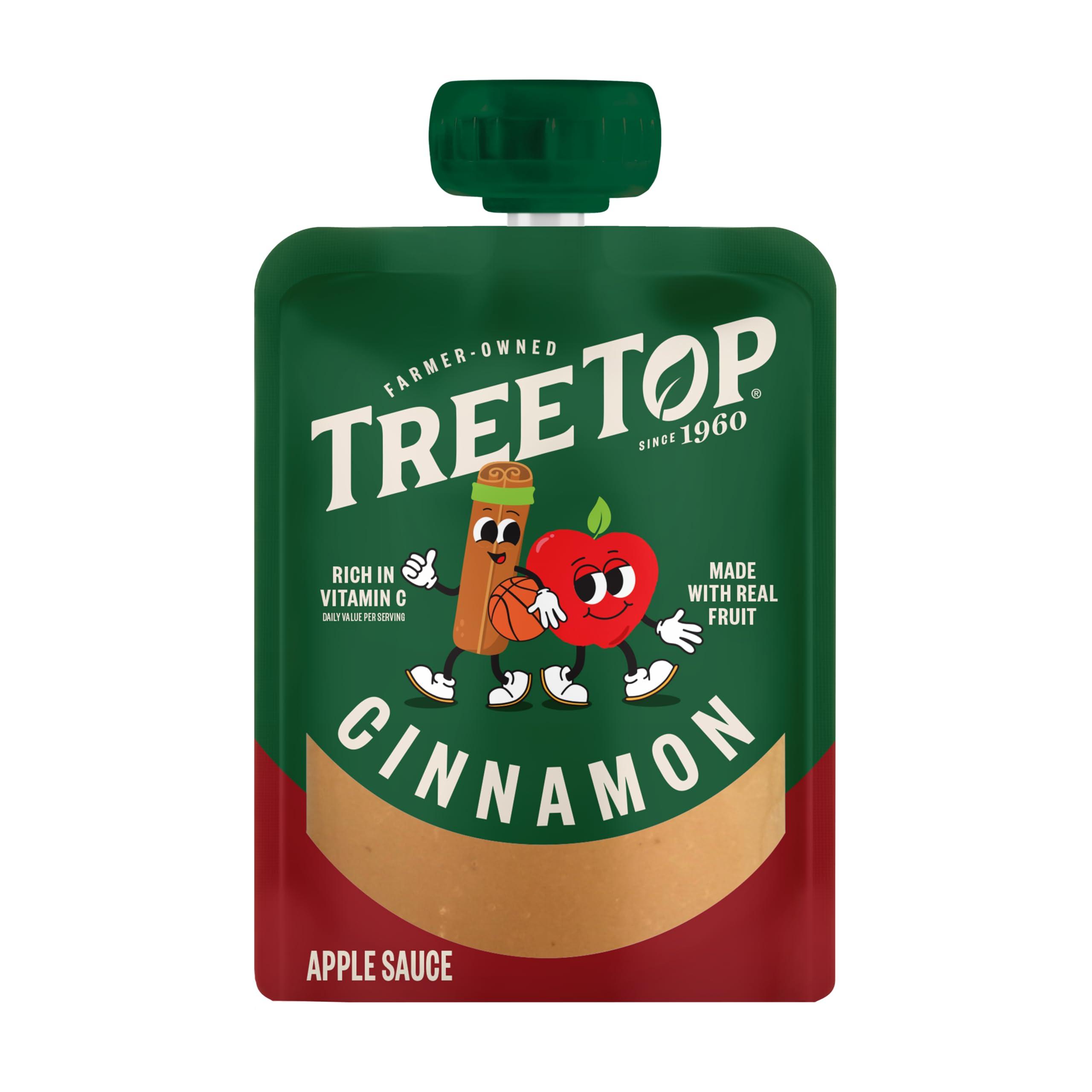 Tree Top Tree Top Apple Sauce Pouches Variety Pack, Apple, Strawberry, Cinnamon, 3.2 oz. each (Pack of 20)