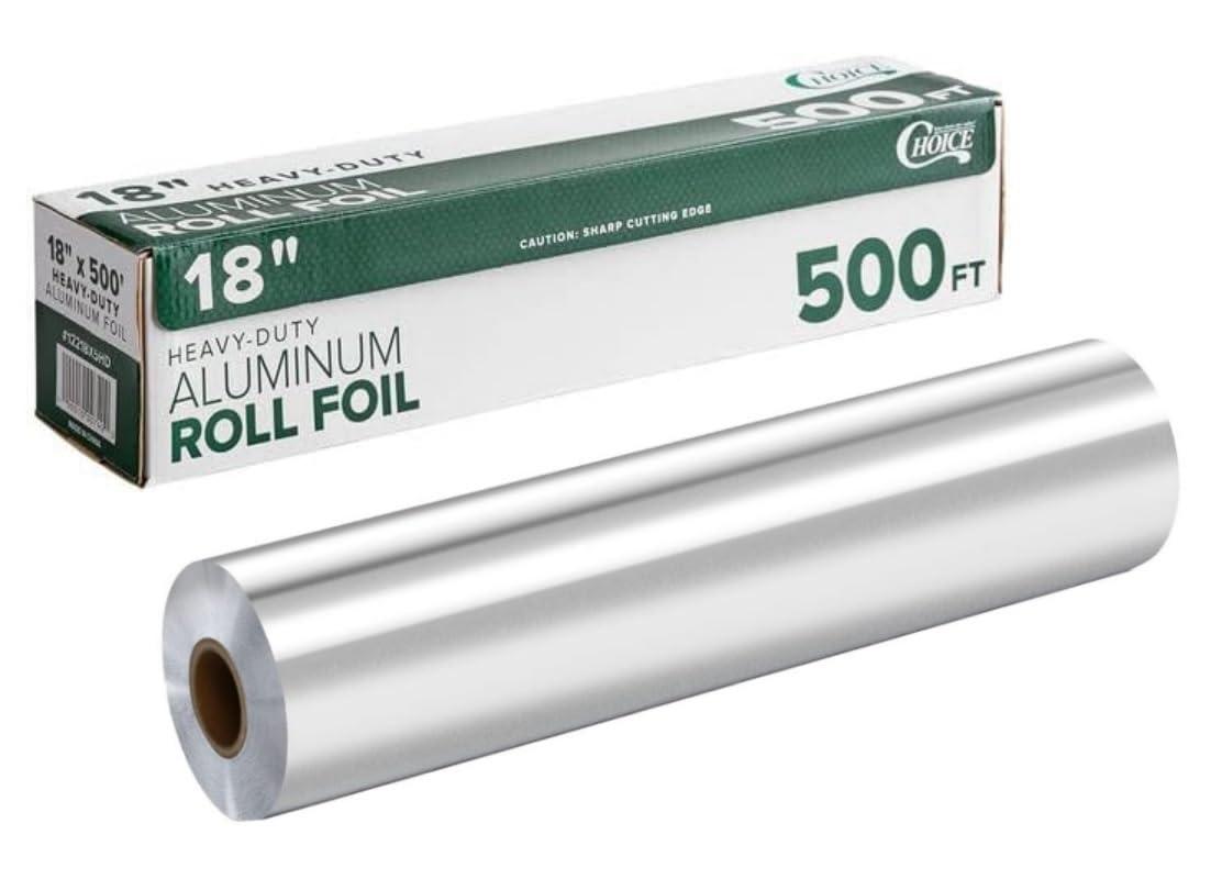 Generic Generic Food Service Heavy Duty Aluminum Foil Roll (18\"\" x 500\'), Silver