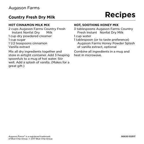 Augason Farms Augason Farms Country Fresh Instant Nonfat Dry Milk Can, Emergency Food Supply, Everyday Meals, 39 Servings