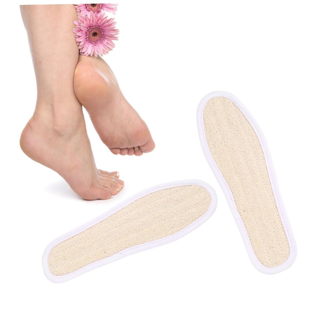 NOLITOY NOLITOY 2 Pairs Insole Sports Shoe Pad Boot Feet Shoe Inserts Plantar Sports Shoes Loofah Inserts Breathable Shoe Cutable Foot Inserts Loofah Shoe Pad Cushion Soles Sole of Foot