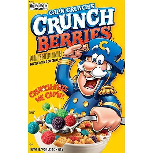 Cap'n Crunch Cap'N Crunch Cereal, Crunchberries, 18.7oz