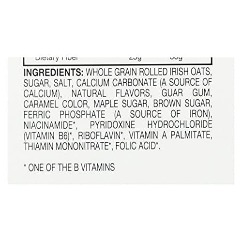 McCann's Irish Oatmeal Instant Irish Oatmeal Maple Brown Sugar 15.17 Ounces (Case of 12)