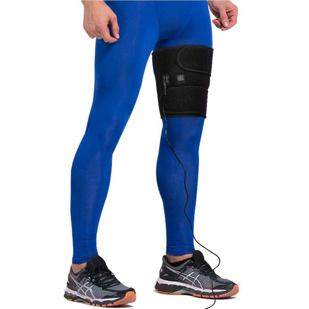 ANGGREK ANGGREK Adjustable Heated Pad Heat Heating Knee Wrap Brace Thermotherapy Pocket Heated Knee Brace Knee for Injury Cramps Arthritis Recovery