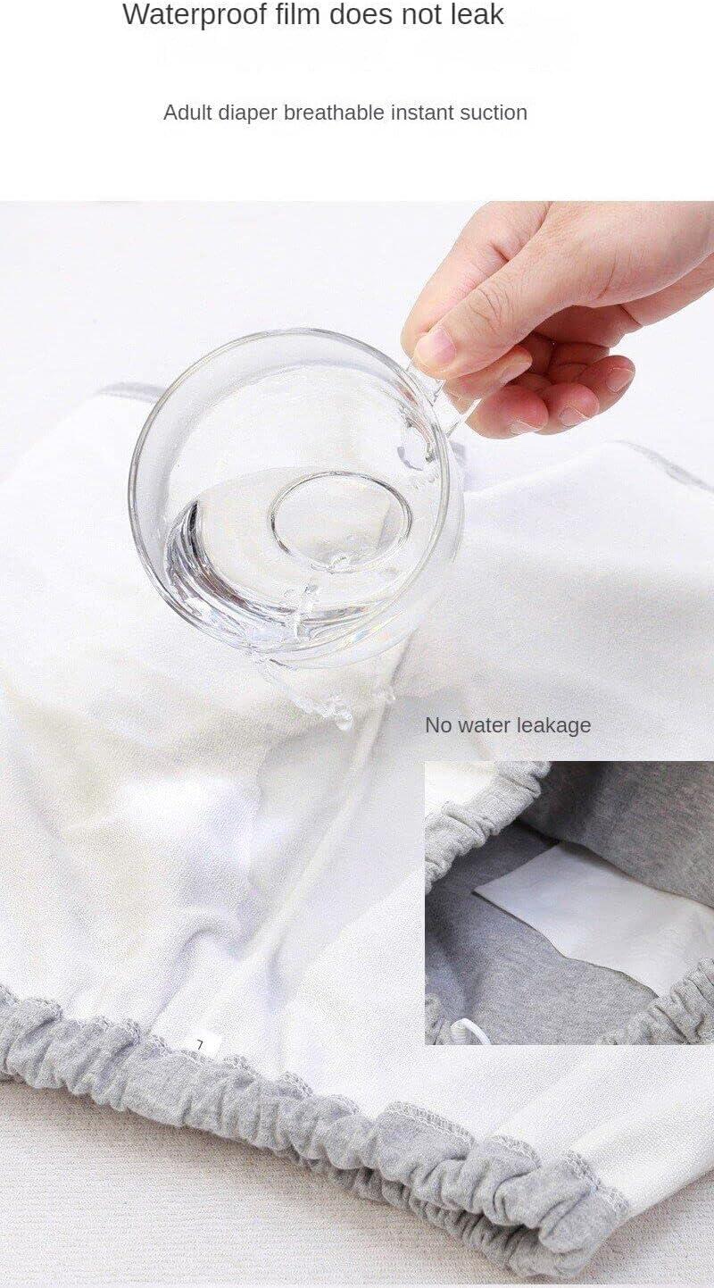 LEEMOOCARE Adult Incontinence Underwear for Bedwetting for Men and Women, Breathable and Washable Urinary Leakage Protection Pants for Elderly