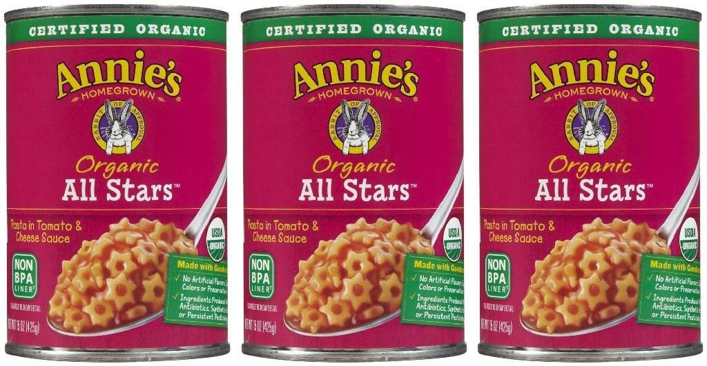 Annie's Homegrown Annie's Homegrown Organic All Stars, 15 oz, 3 pk