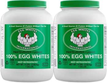 EGG WHITES INTERNATIONAL WWW.EGGWHITESINT.COM Egg Whites International 100% Pure Liquid Egg White Protein Designed to Drink. NOW 100% CAGE FREE (2 Gallons & Pump)