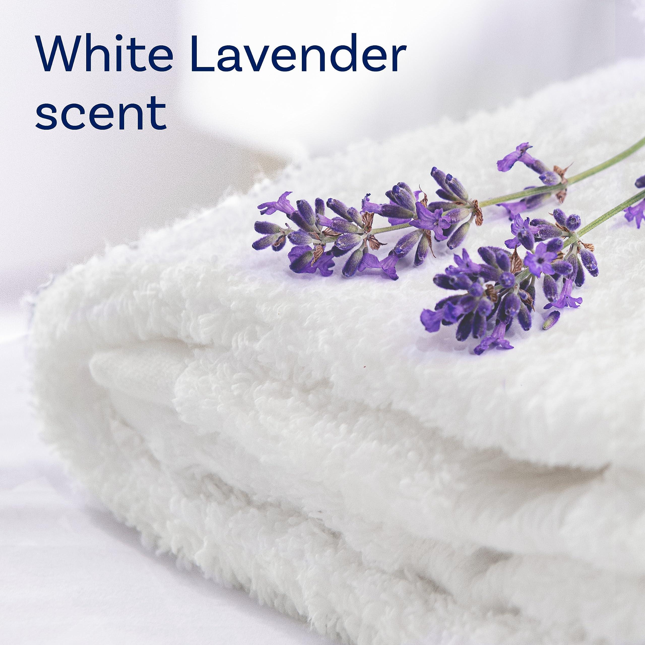 Downy Downy Light Mega Dryer Sheets, Fabric Softener Dryer Sheets, White Lavender, 180 Count