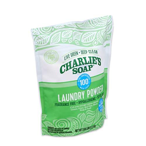 Charlie's Soap Charlie’s Soap Laundry Powder (100 Loads, 4 Pack) Deep Cleaning Washing Powder Detergent – Eco-Friendly, Safe, and Effective