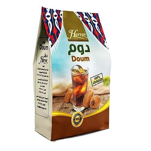 bonballoon (1 Pack = 8.82 oz / 250 gm) Dried Premium Doum Harraz Egyptian Herbal Loose Natural Flowers Caffeine Free Doom Dom Hyphaene Thebaica Palm Powder Grounded Hot Tea Fruit