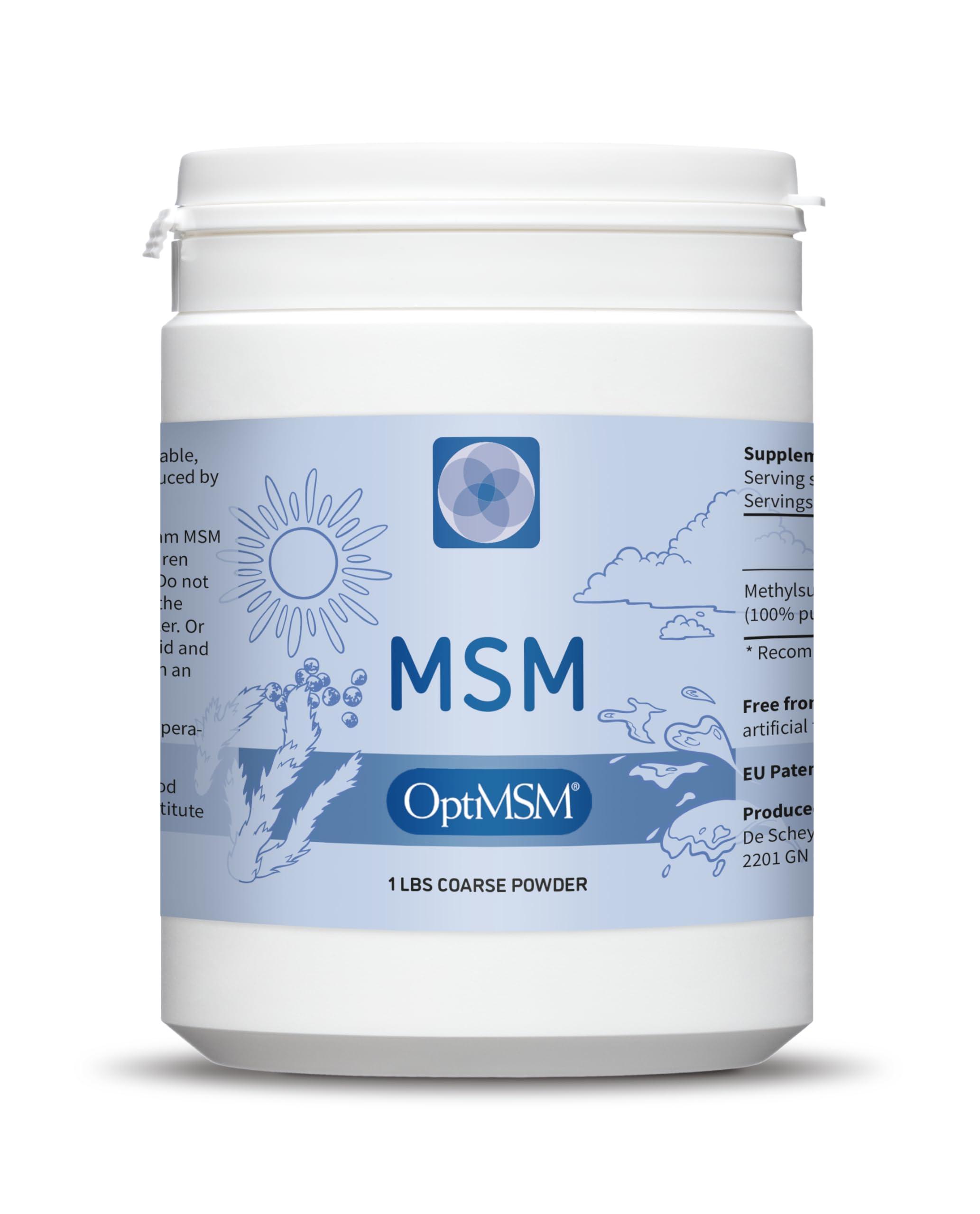Kala Health OptiMSM  Pure Methylsulfonylmethane MSM Supplement Powder  Organic, Gluten Free, Non-GMO  Opti MSM Sulfur Crystals/Powder for Kids and Adults