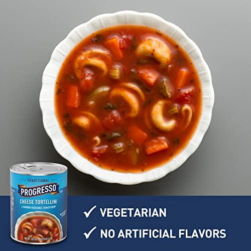 Progresso Progresso Traditional Chicken Tortellini in Garden Vegetable Tomato Soup 18.5 oz (Pack of 12)