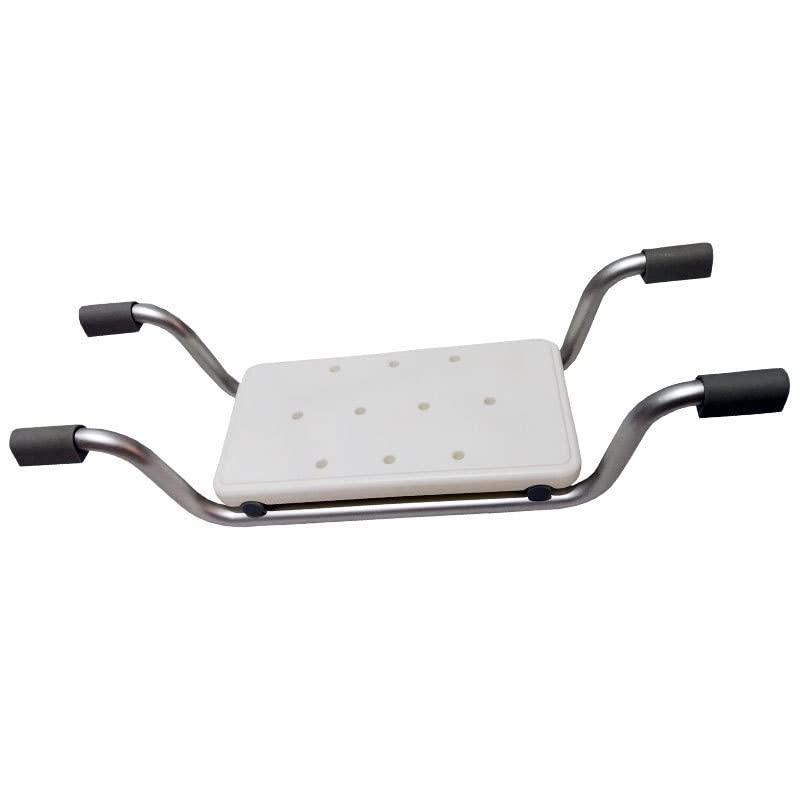 vijian Shower Chair Bath Seat, Aluminum Stool Transfer Bench SPA Bathroom Bathtub Chair Home No-Slip Safety Disabled Bathing Aid