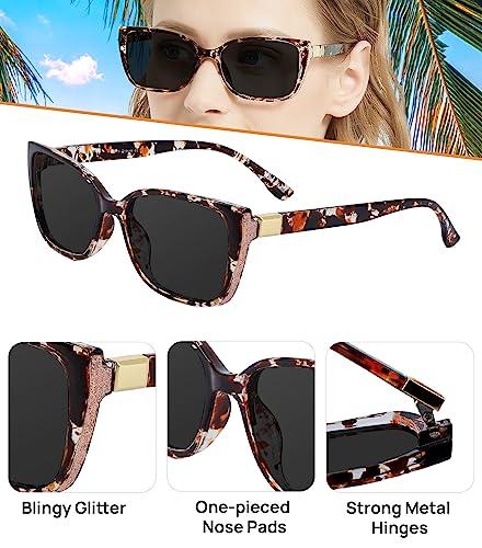 WEMOOTANTS WEMOOTANTS Sunglasses Readers Women Sun Reading Glasses 1.0 1.25 1.5 1.75 2.0 2.25 2.5 2.75 3.0 3.5 4.0 UV Protections (Leopard, 1.75)