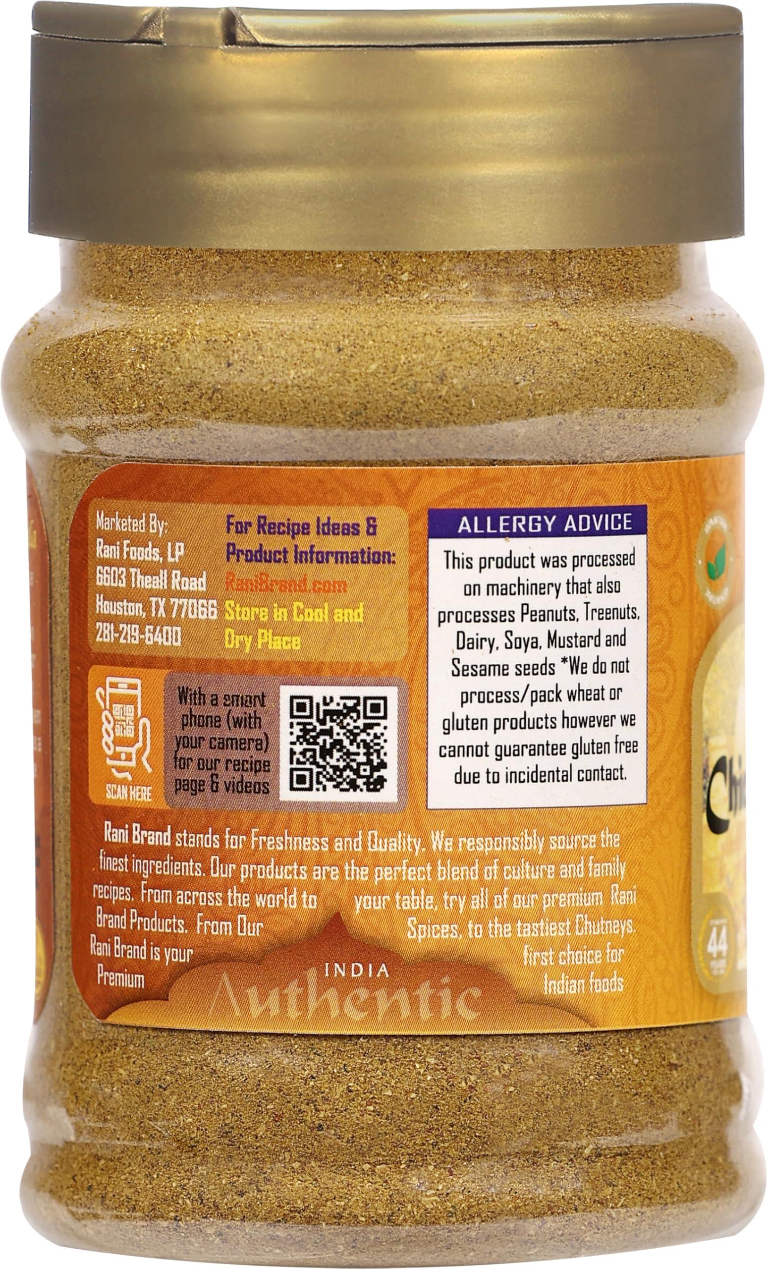 Rani Brand Authentic Indian Products Rani Chicken Curry Masala Indian 13-Spice Blend 3oz (85g) PET Jar ~ All Natural | Vegan | No Colors | Gluten Friendly | NON-GMO | Kosher | Indian Origin