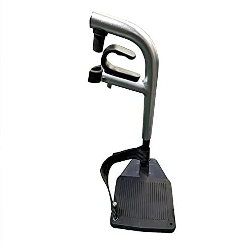 VEXIGO VEXIGO Wheelchair Foot Pedal, Footrest Foot Pedal Replacement Parts, Metal with Pole, Replacement Universal Accessories