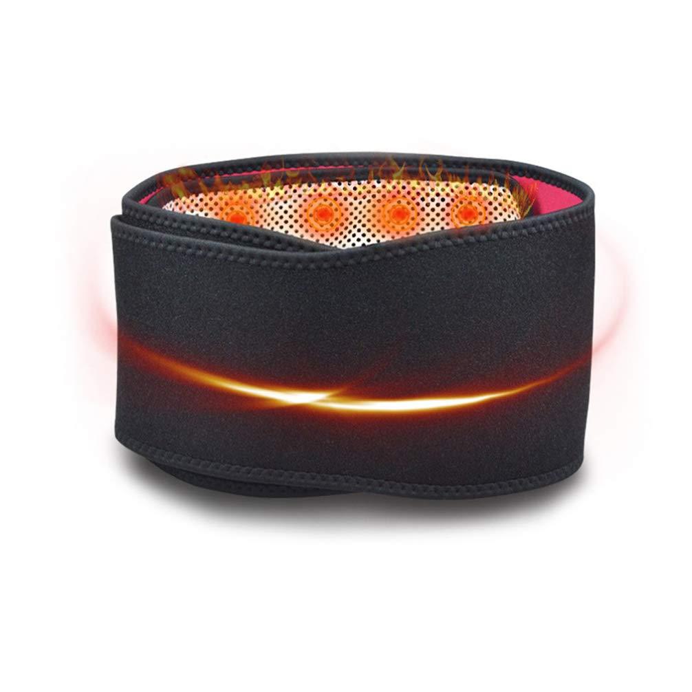 HEALLILY Band Heated Lumbar Belt Back Braces for Elastic Waist Back Lumbar Support Belt Heating Waist Brace Massaging Heating Pad Back Waist Brace Rear Bracket