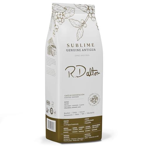 R Dalton R. Dalton Coffee Sublime Genuine Antigua Whole Bean Coffee - Medium Roast - Exotic Chocolaty And Caramel Notes - All Brewing Methods - Premium Quality From Antigua Guatemala 100% Arabica - 12 oz