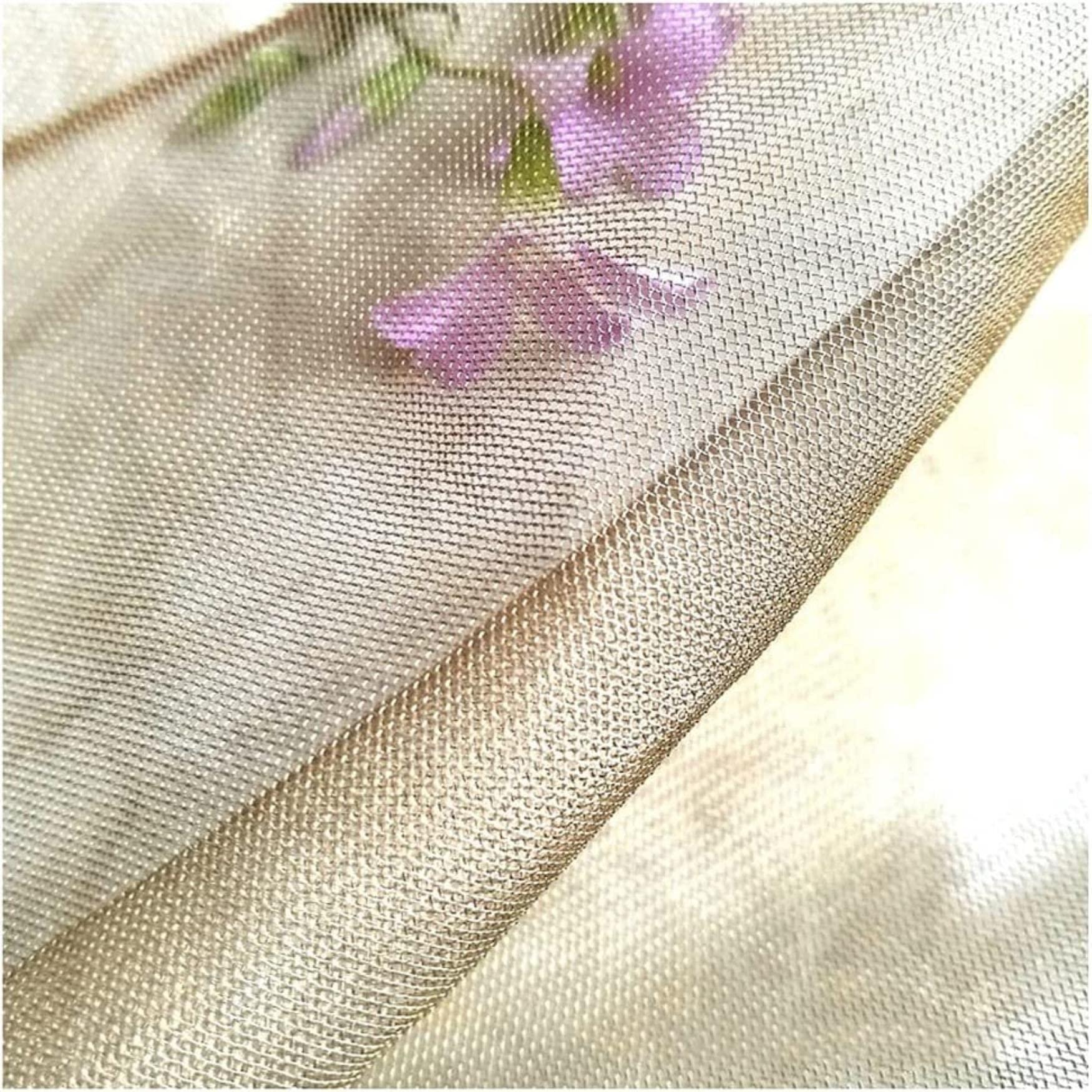 BTURYT BTURYT Faraday Fabric EMF Shielding Breathable Netting,Blocks Radiation/EMF/WiFi/ 5G amp; Other RF,1.5m/59in Width Suit for Making Anti Radiation Bed Canopy