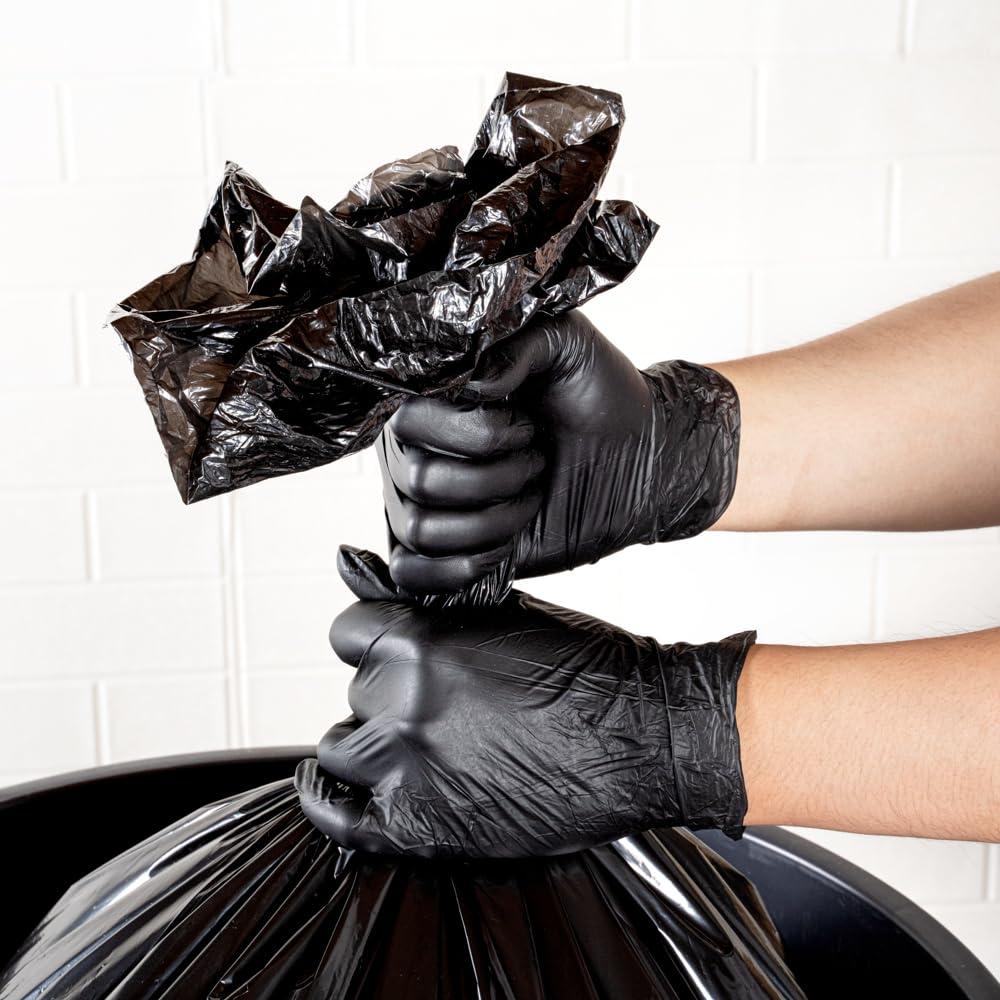 Restaurantware Restaurantware LOW DERMA Large Nitrile Gloves 100 Disposable Hypoallergenic Gloves - FDA Compliant No Powder And No Latex Blackberry Non-Sterile Gloves Low Dermatitis Potential