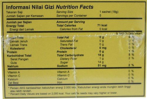 Intra Intra Jahe Wangi Ginger Tea 5-ct, 90 Gram (Pack of 2)