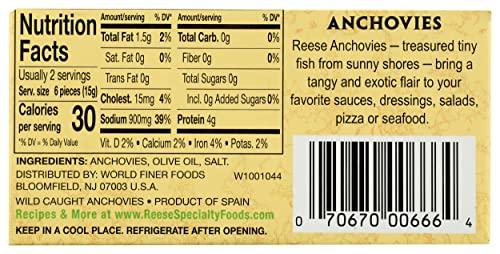 Reese Reese, Reese Anchovies Flat, 2 Ounce