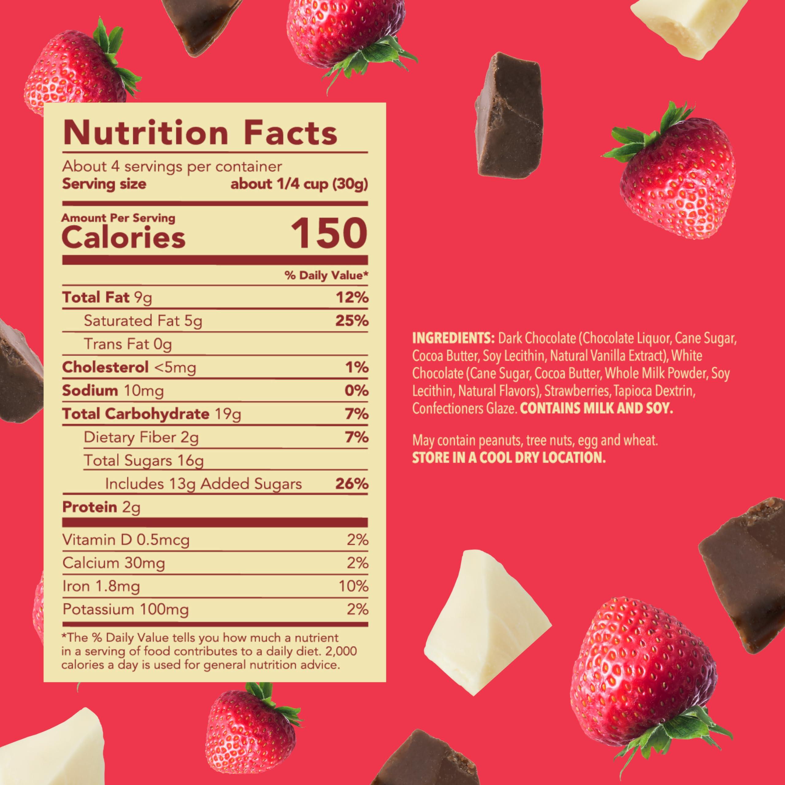 Tru Fru Tru Fru Nature\'s Strawberries Hyper-Dried Fresh in Dark Chocolate, 4.2 Ounce Bag