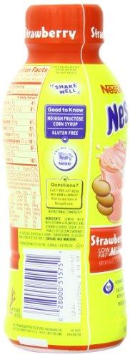 Nestle Nestle Nesquik Low Fat 1% Milk, Strawberry, 14 Ounce (Pack of 12)