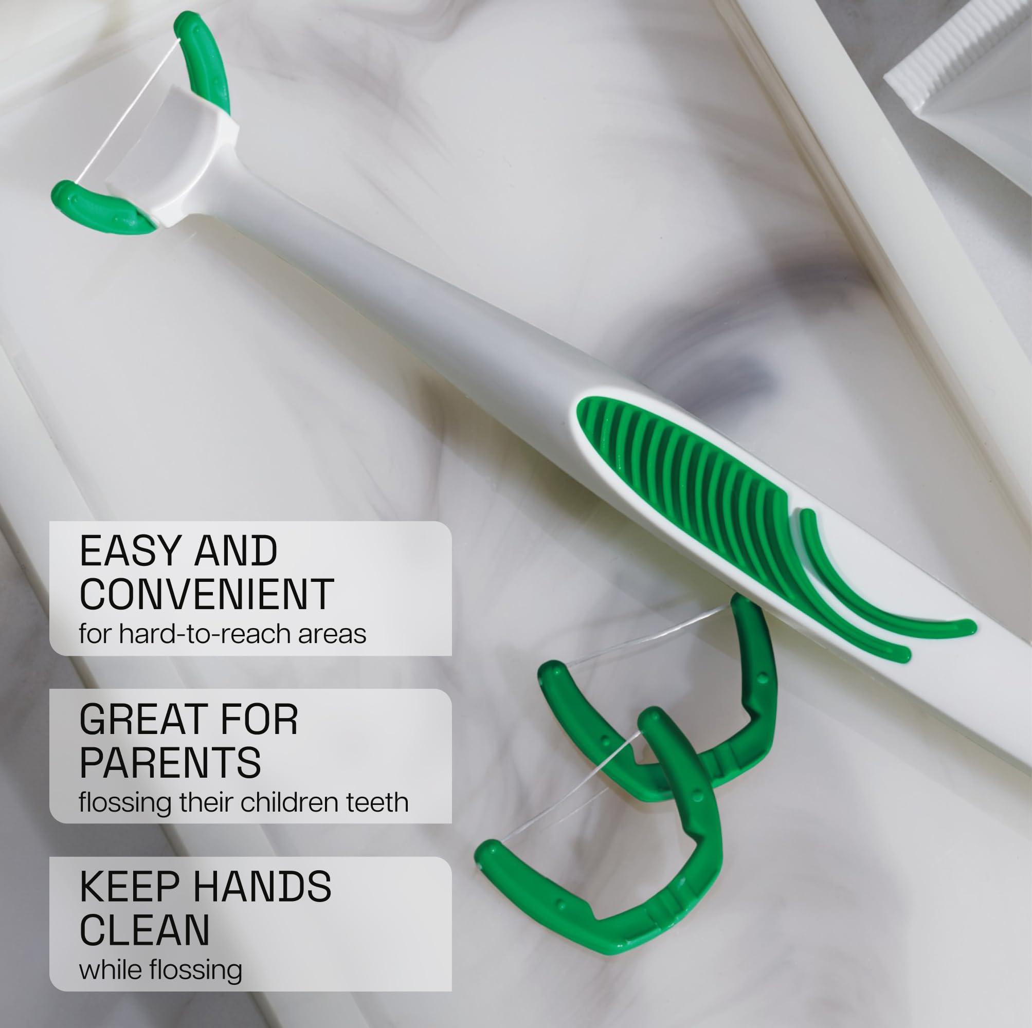 Reach REACH Ultraclean Access Flosser Refill Heads, Unflavored, Plaque Remover for Teeth, Shred Resistant, for Hard to Reach Areas, Oral Care, PFAS Free, for Adults & Kids, 6 Pack, 28 Count