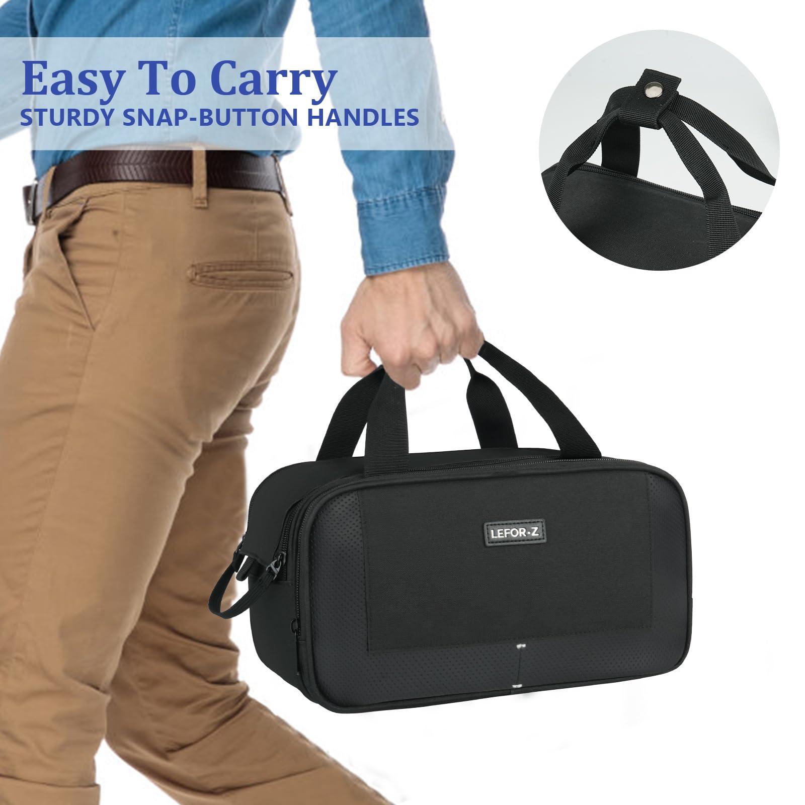 LEFORZ LEFORZ Travel Carrying Bag Compatible with ResMed AirMini/Z2 Auto CPAP Machine and Accessories,Portable Storage Organizer Case Fits for CPAP Equipment and Supplies(Bag Only)