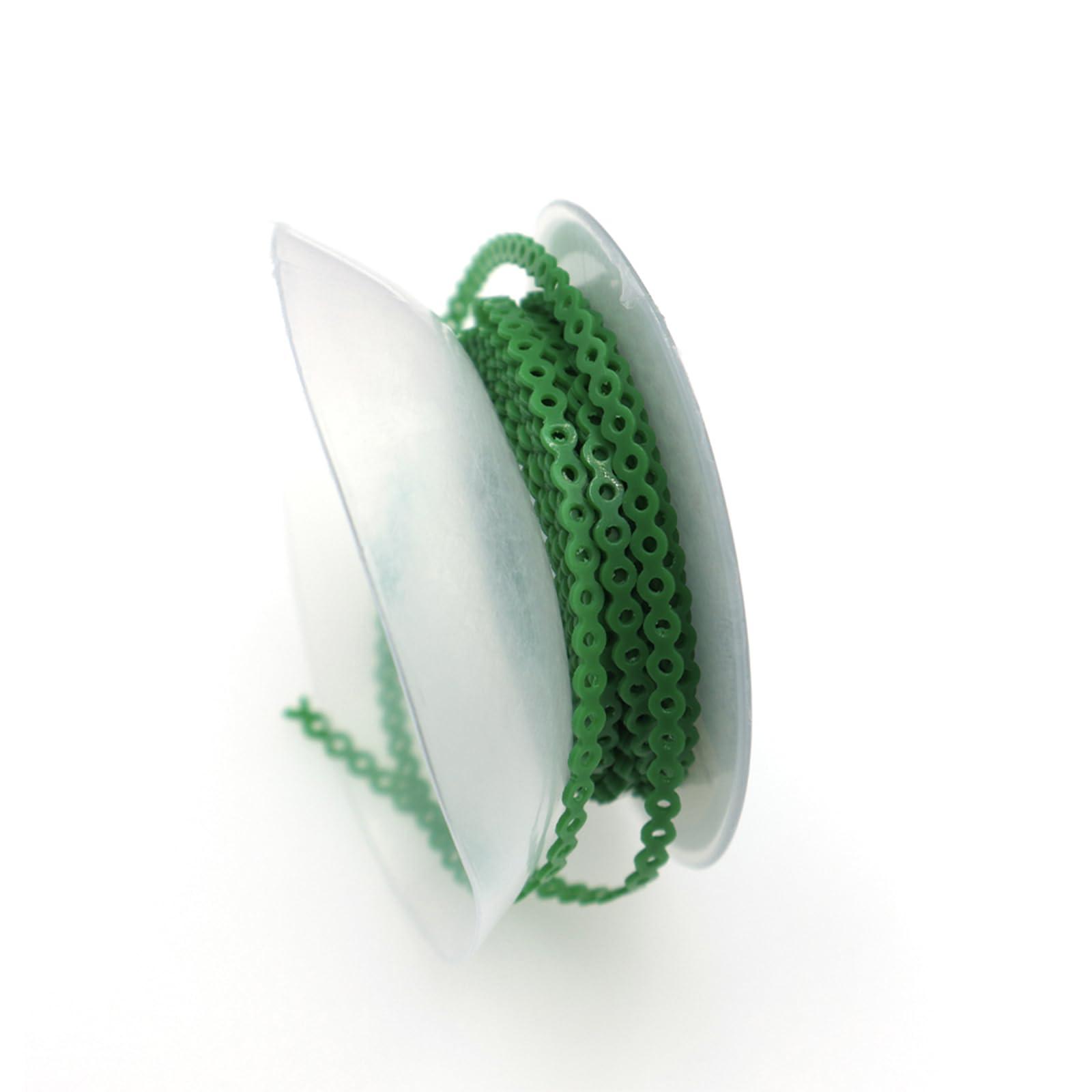 RUCYAI RUCYAI 15Feet Dental Orthodontic Elastic Rubber Power Chains Braces Bands Long/Closed/Short (Closed, Dark Green)