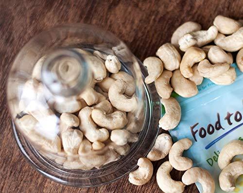 Food to Live Food to Live - Organic Cashews, 1 Pound Whole, Unsalted, Non-GMO, Kosher, Raw, Vegan, Bulk