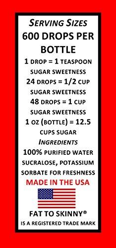 FAT TO SKINNY Zero Sweetener Zero Calorie Zero Carb Sweetener