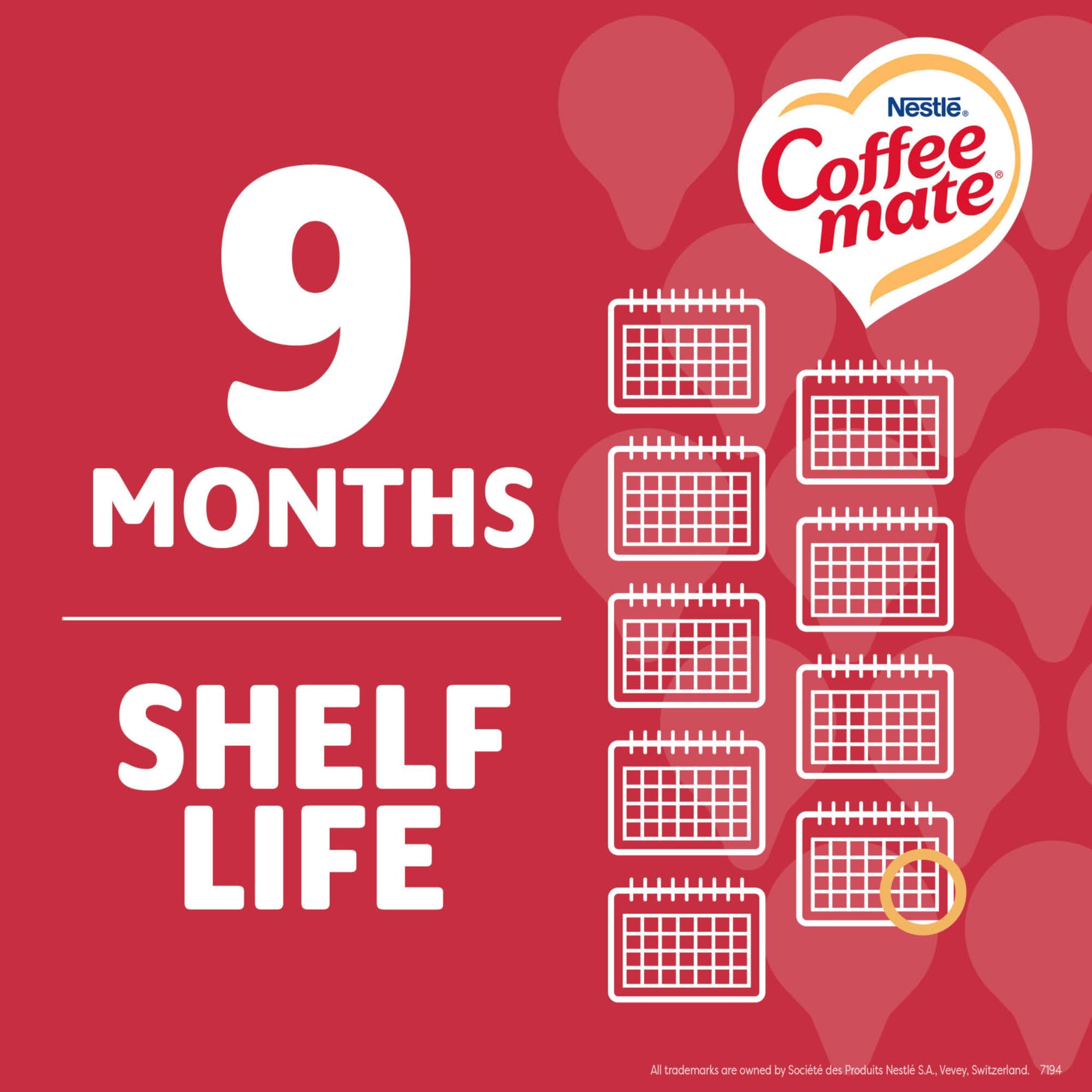 Nestle Coffee-mate Nestle Coffee mate Coffee Creamer, Peppermint Mocha, Liquid Creamer Singles, Non Dairy, No Refrigeration, 0.375 fl oz Tubs (Pack of 200)