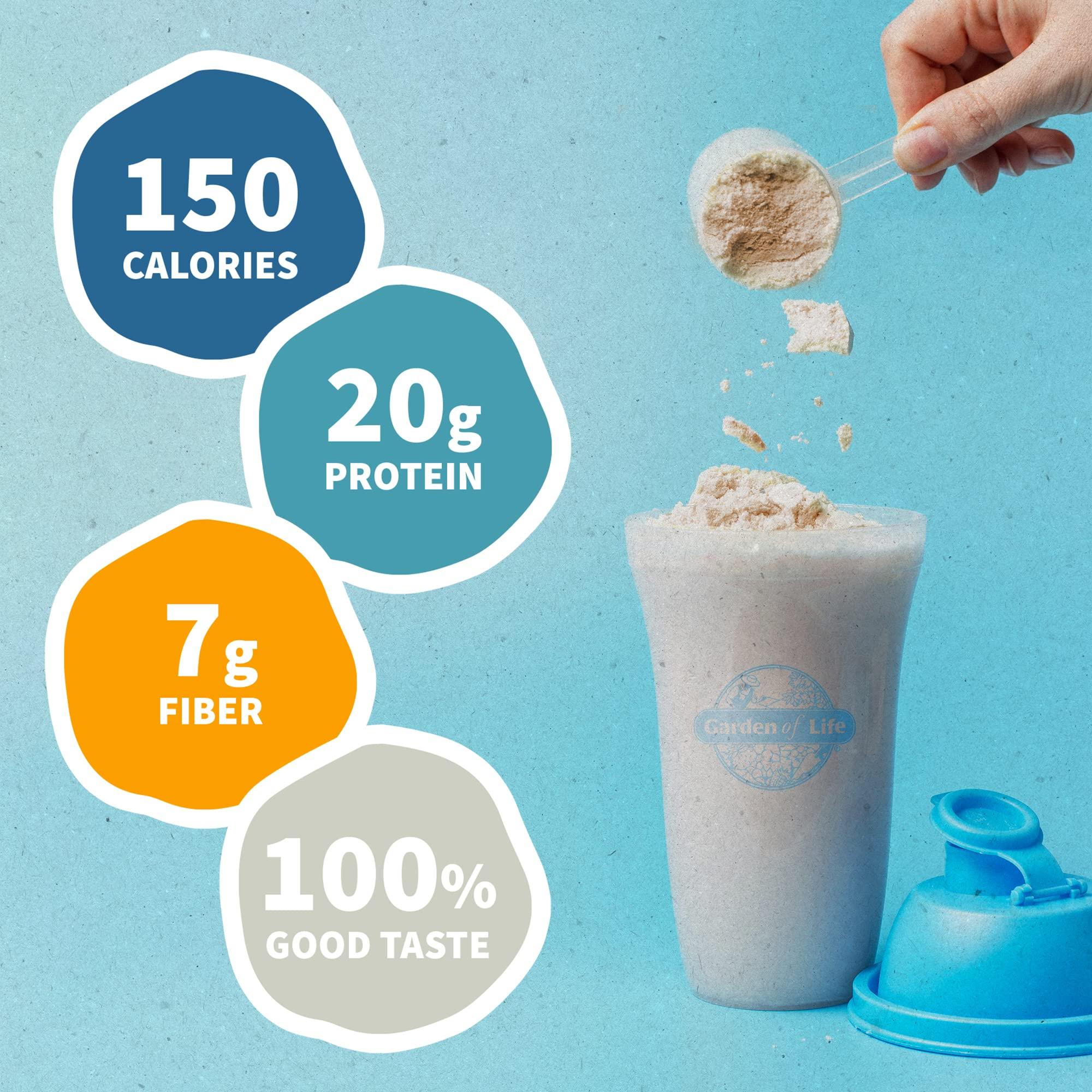 Garden of Life Garden of Life Organic Vegan Unflavored Protein Powder 22g Complete Plant Based Raw Protein & Vegan Protein Powder - Raw Organic Meal Replacement Shakes - Vanilla - Pea Protein