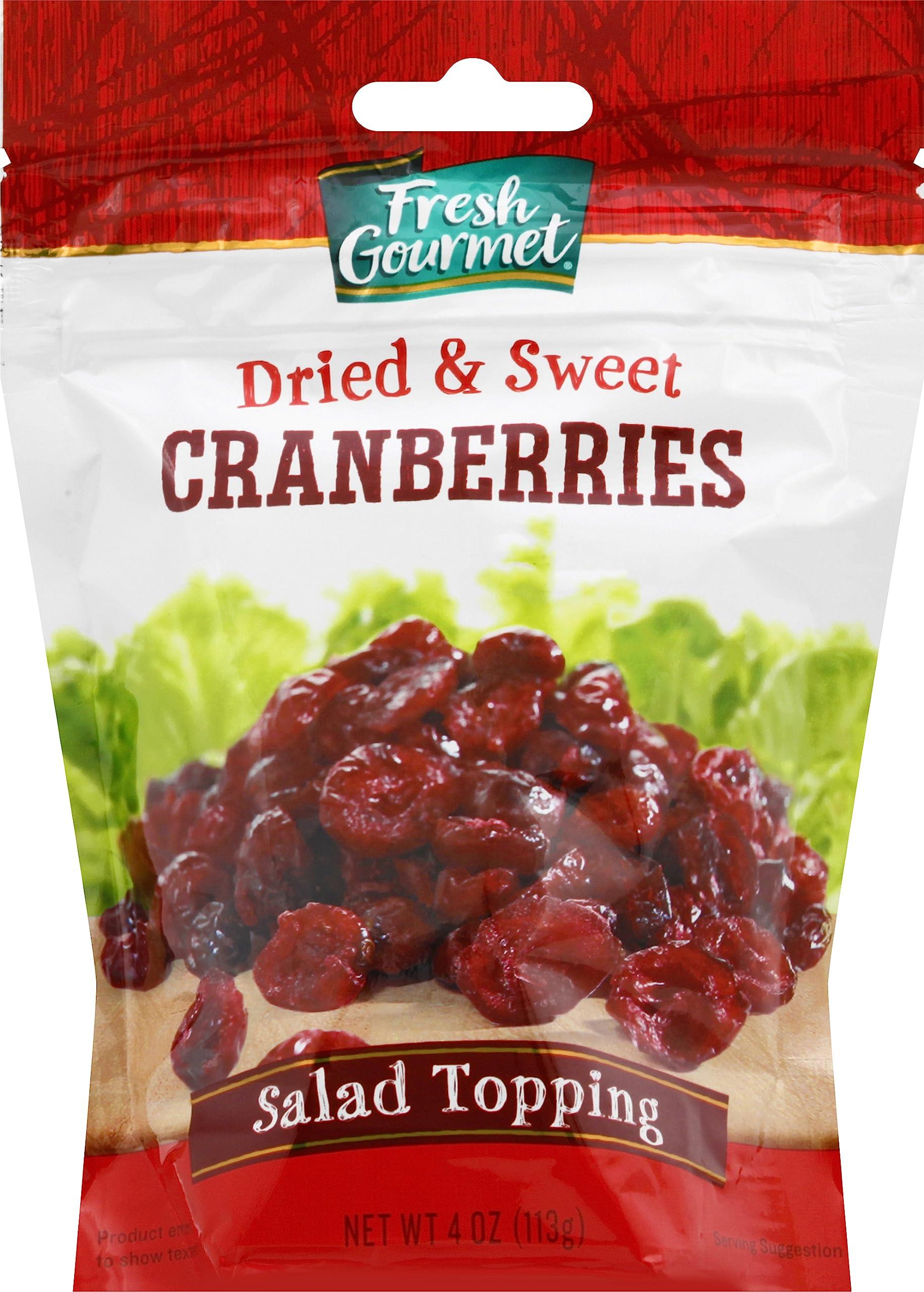 Fresh Gourmet FRESH GOURMET: Cranberries Dried And Sweet 4 Oz