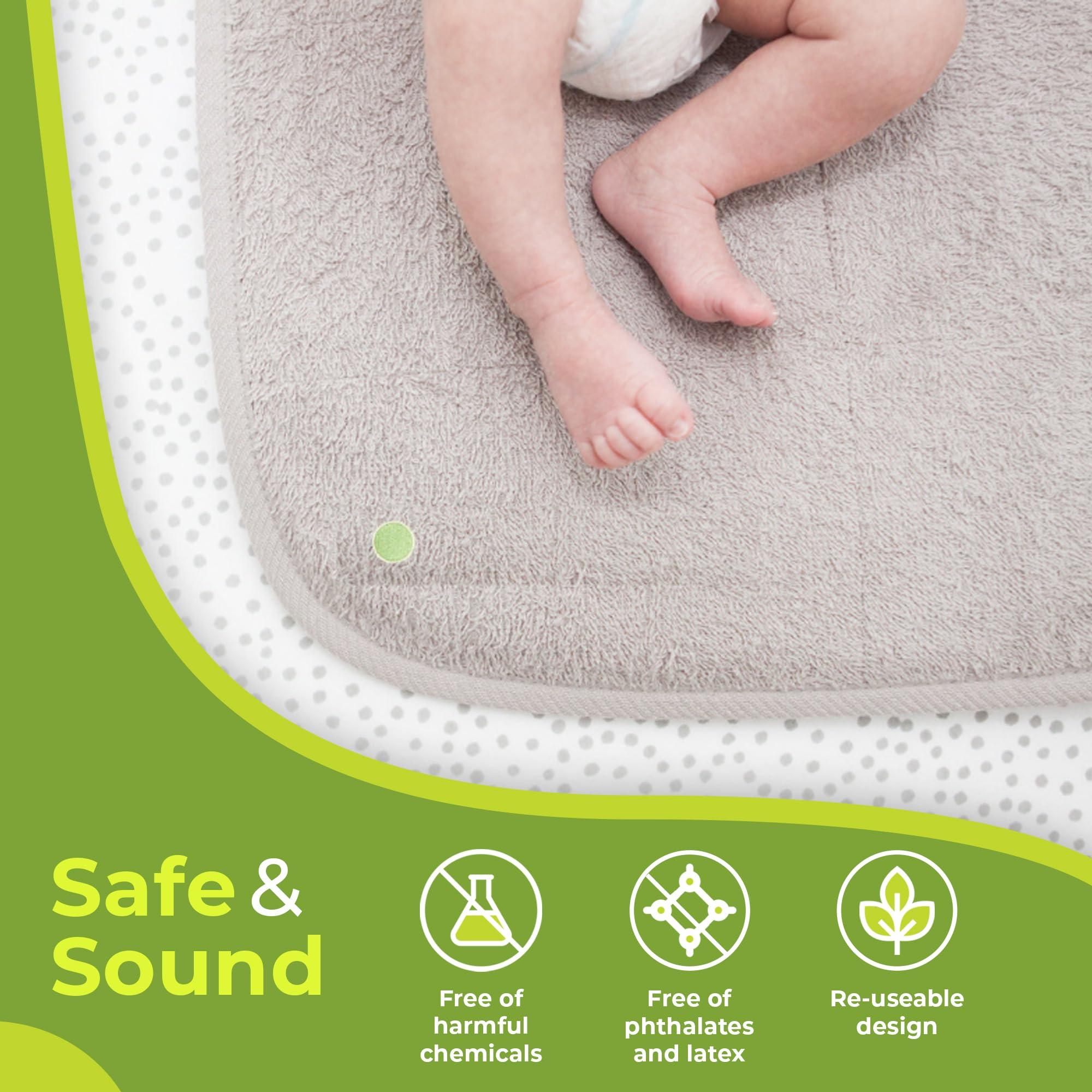 PeapodMats PeapodMats Bedwetting & Incontinence Waterproof Bed Mat - Reusable Underpad. Secure Placement & Breathable. Washable. Enviro Friendly 3x5 (Sand) Mattress Protector & Pee Pad for Kids & Adults