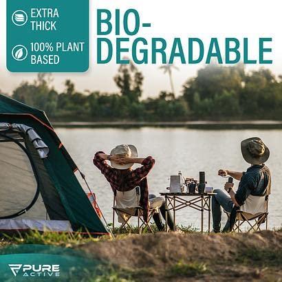 Pure Active 60 Individually Wrapped Shower Body Wipes + 50 Extra Thick Unscented Shower Wipes, Camping Wipes For Bathing, Rinse Free Body Cleansing Wipes