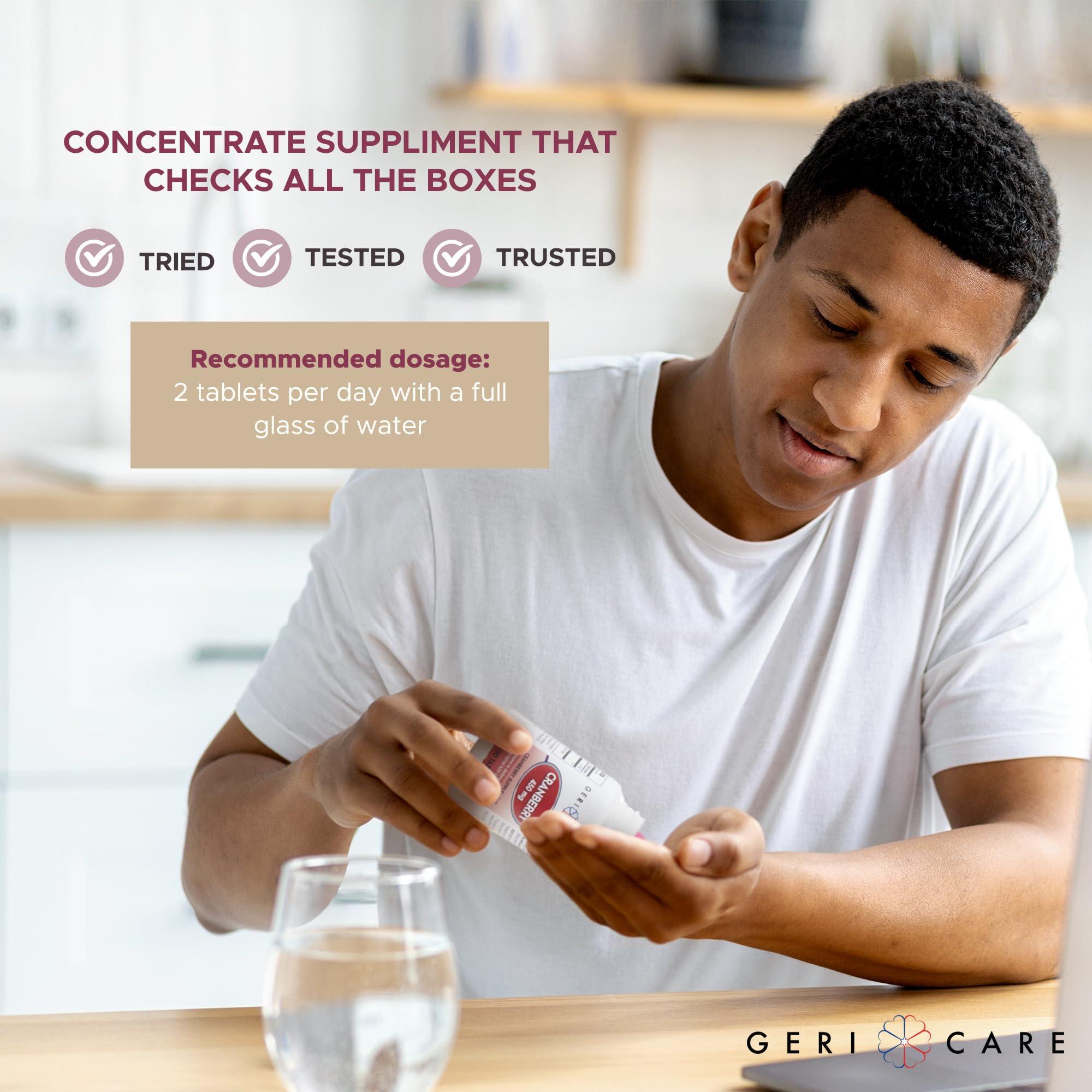 Geri-Care GeriCare Cranberry Supplement, 100 Tablets 450 mg (3)