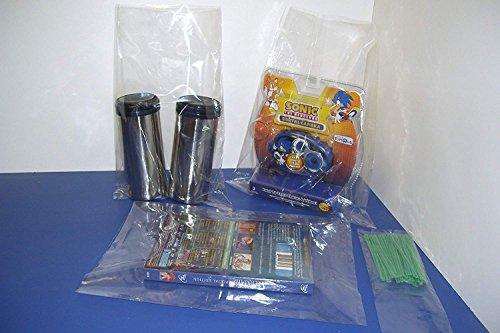 ULINE 100 Clear Plastic Bags Polybag 1mil Thick 9" X 12"