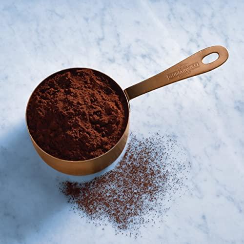 Ghirardelli Chocolate Company Ghirardelli Majestic Premium Cocoa Powder, 32 Ounce Can (Pack of 2) with Ghirardelli Stamped Barista Spoon