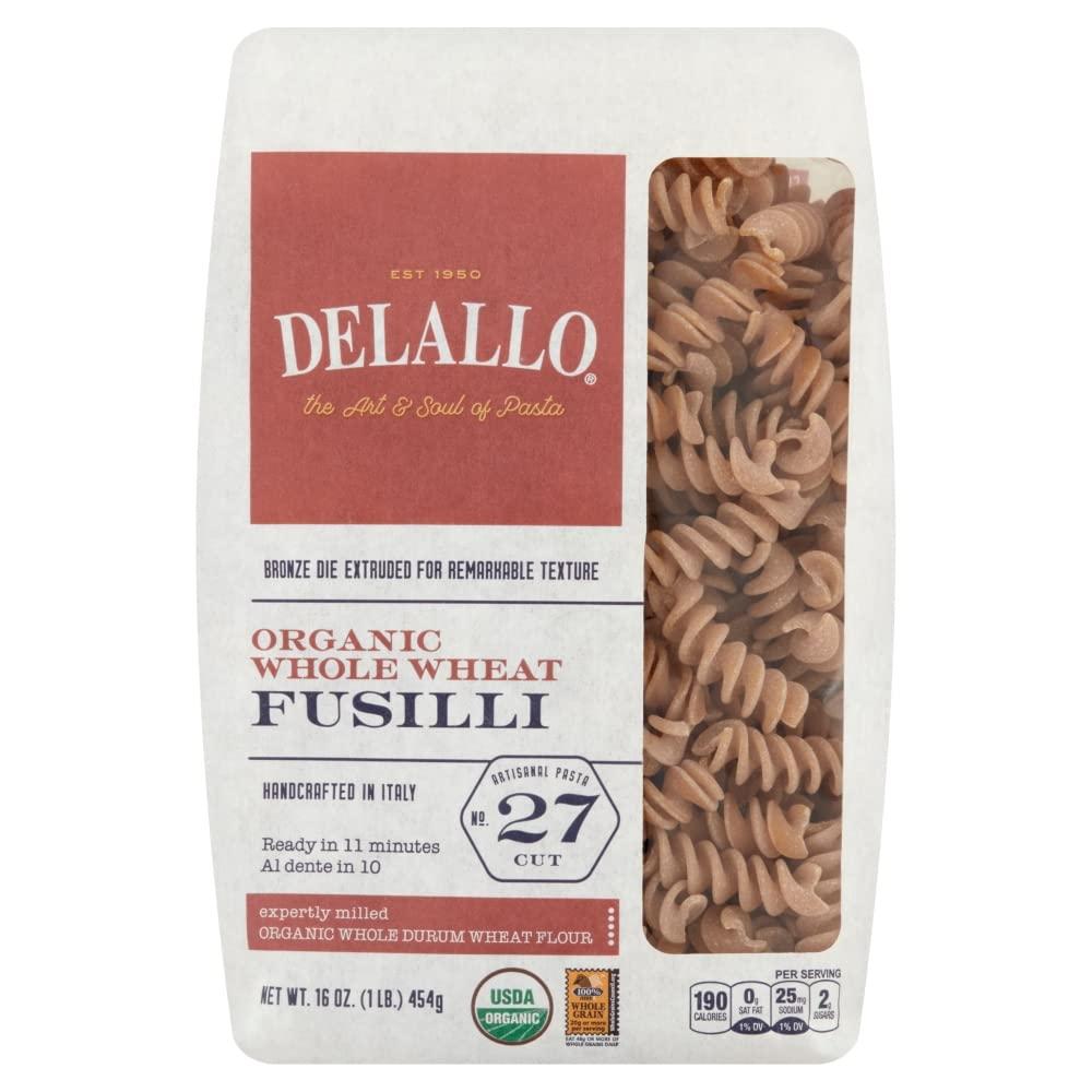 DeLallo DeLallo, Pasta, Whole Wheat, Fusilli # 27, 16 oz